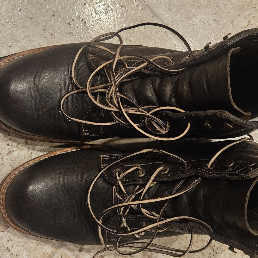 Truman Men's Brown Leather Boots - Picture 15 of 17